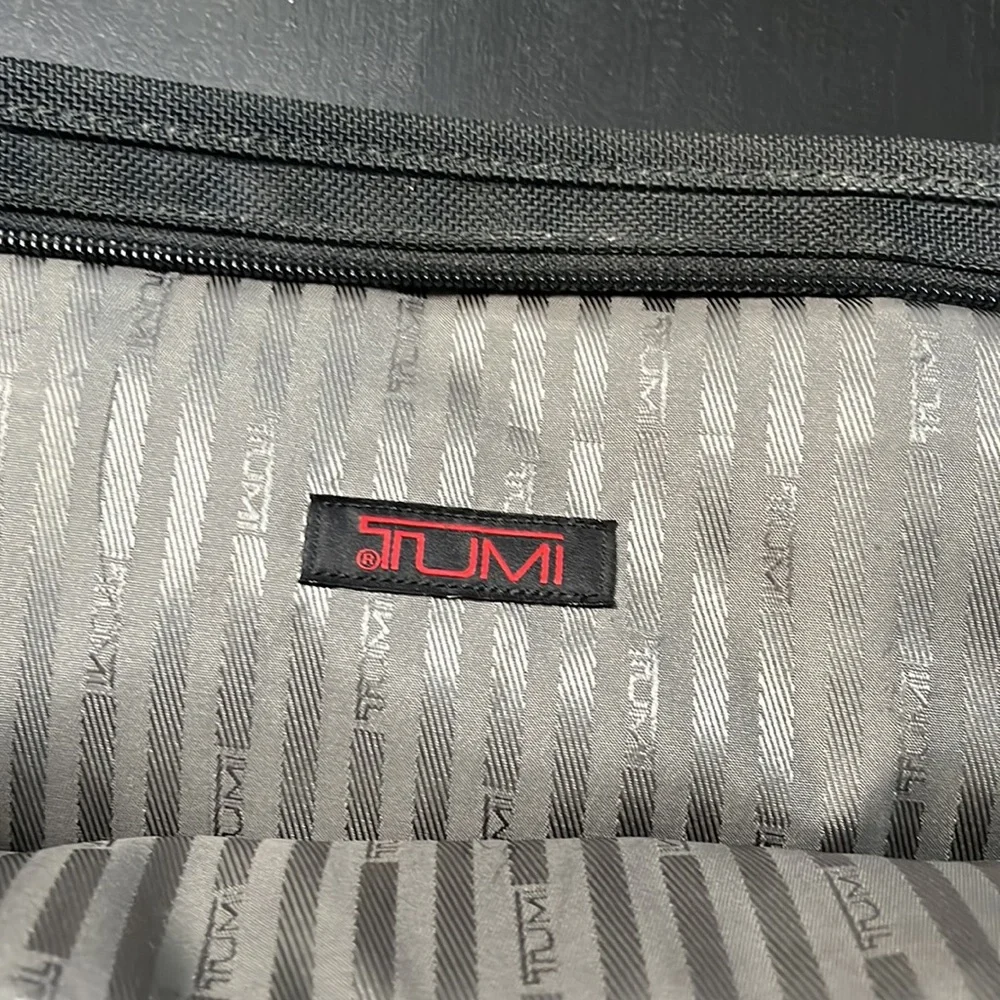 TUMI laptop bag, pre-loved, black, 16 x 11”